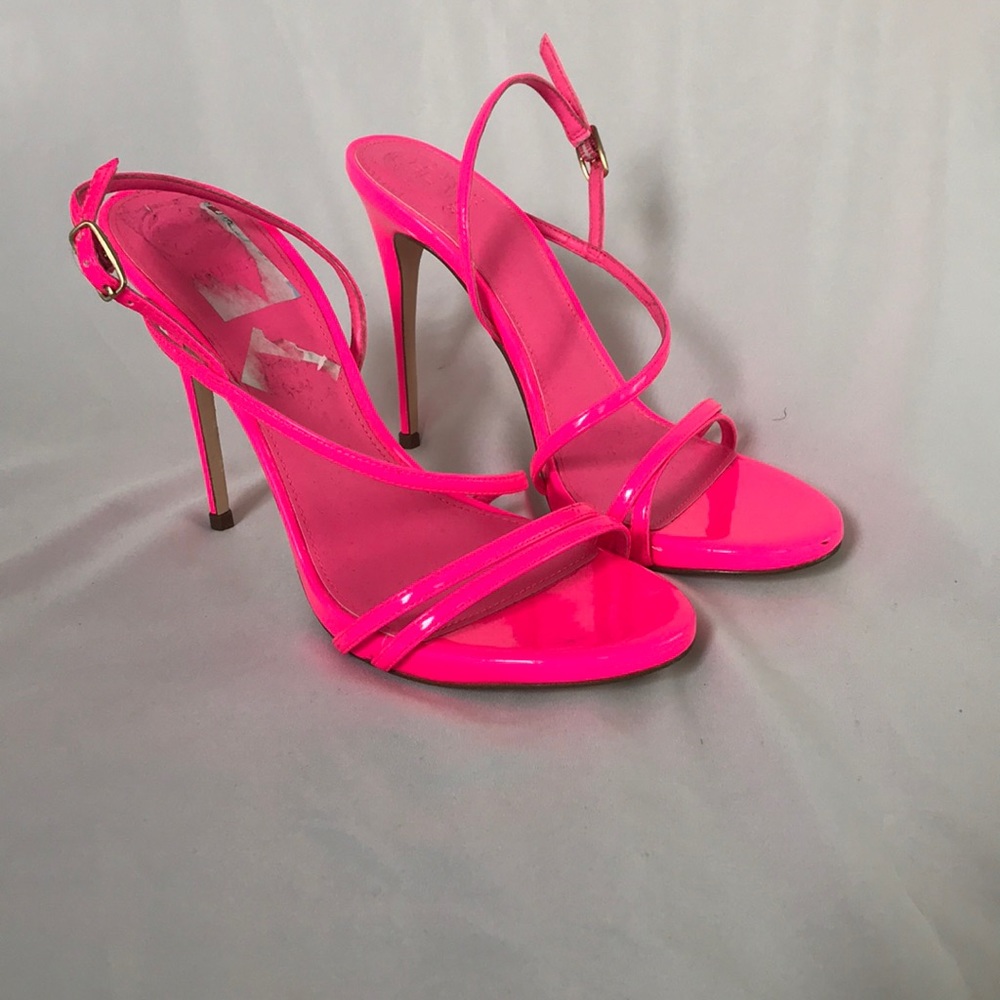 Hot Pink Sling Backs - Picture 1 of 2